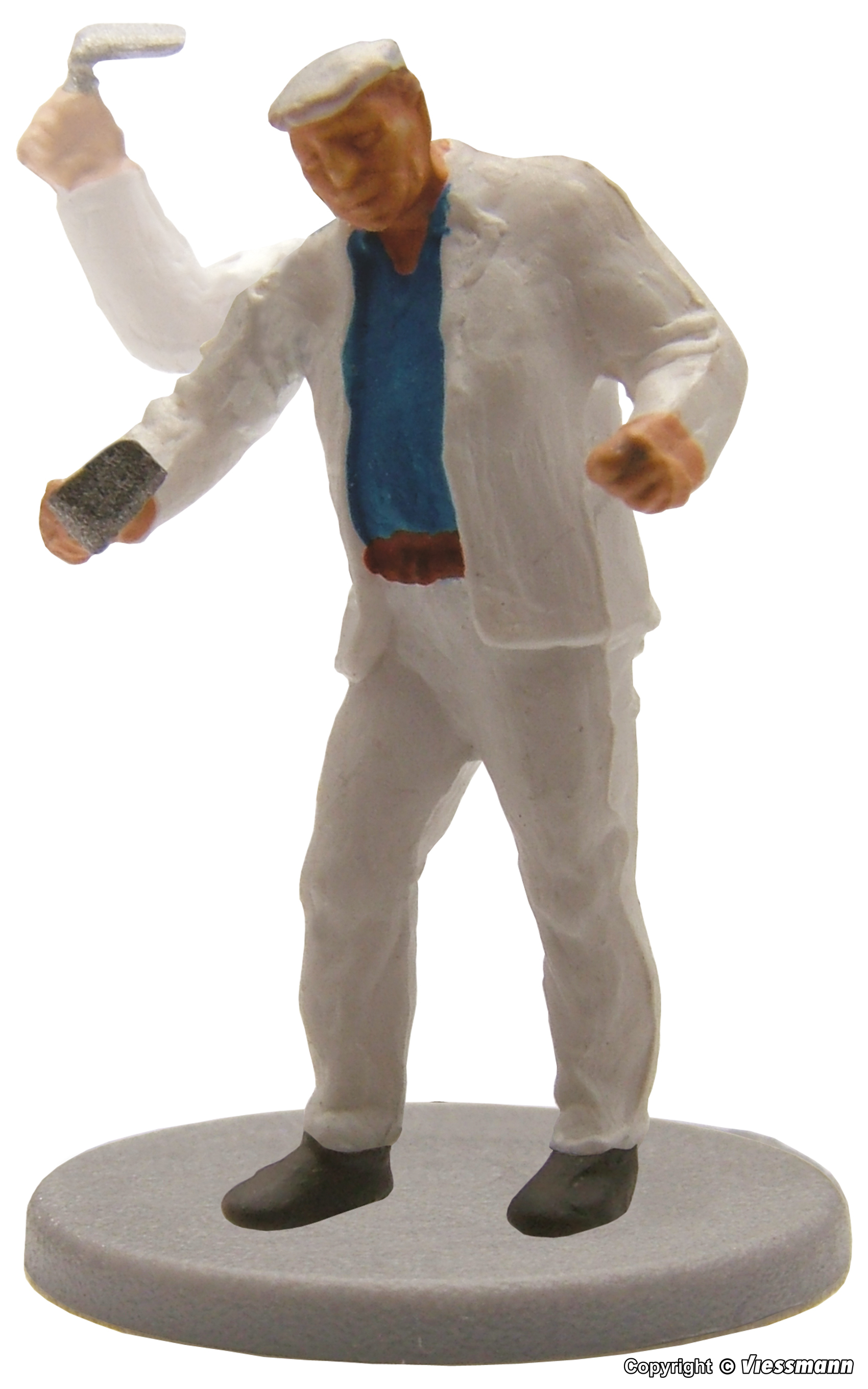 特價 Viessmann 5007 HO規 拿抹刀的水泥工.電動