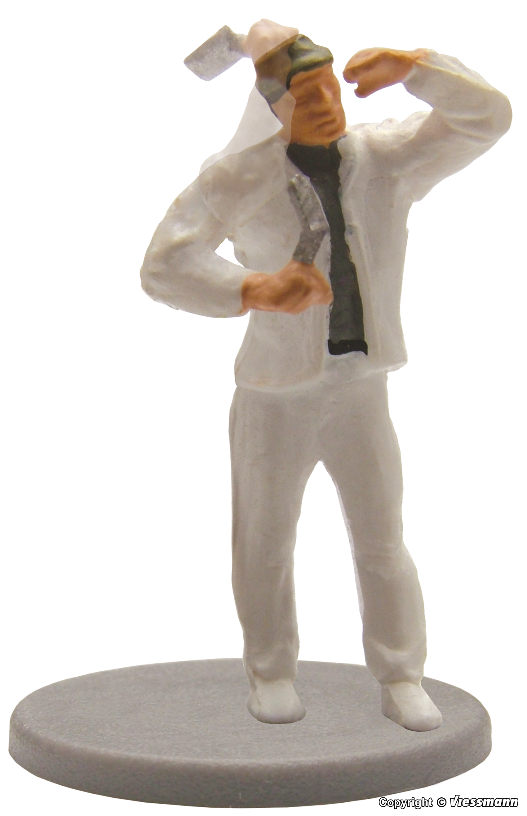 特價 Viessmann 5008 HO規 拿抹刀的水泥工.電動