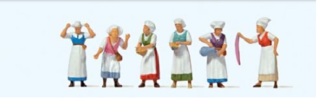 Preiser 24760 HO規 中世紀市場的女人