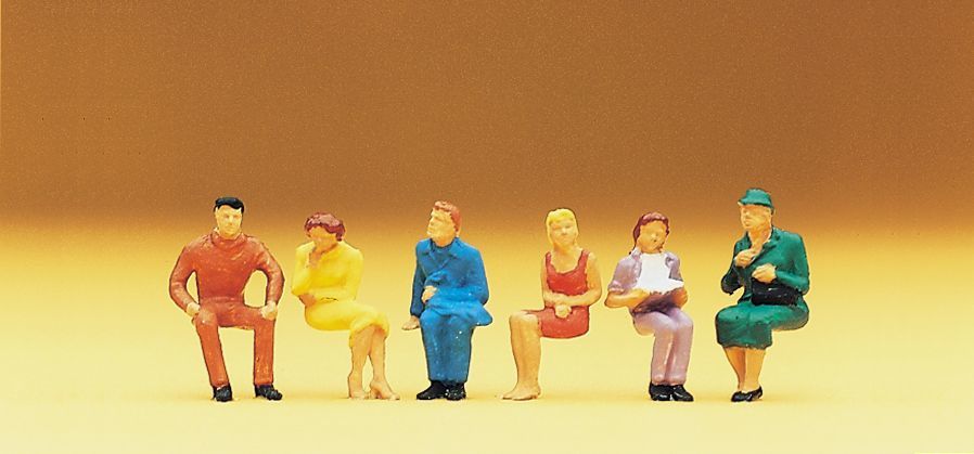 Preiser 14095 HO scale, seated people