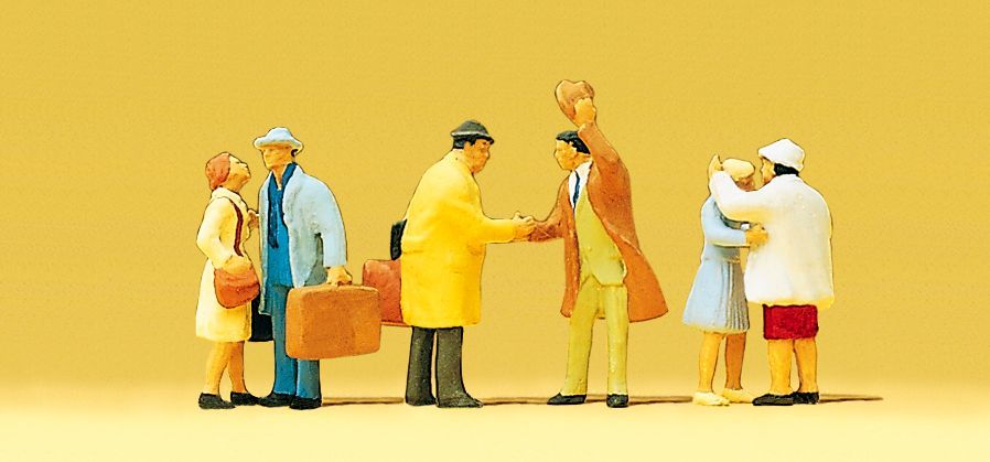 Preiser 10028 HO scale, greeting scenes