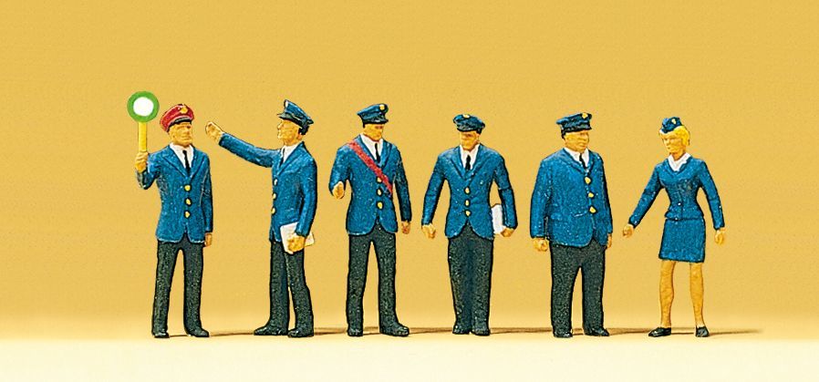 Preiser 10011 HO scale, Railway staff DB