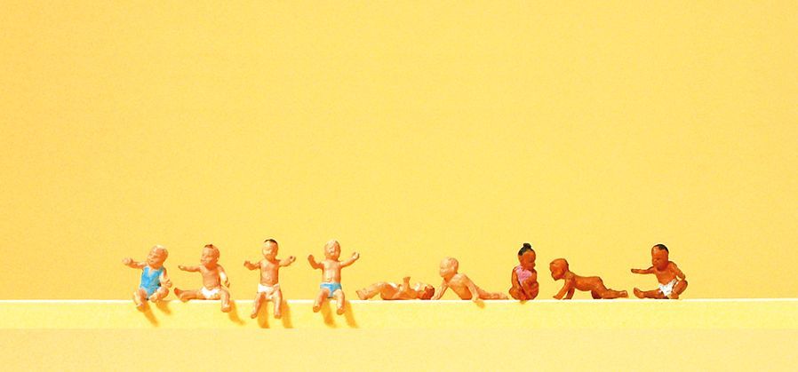 Preiser 10529 HO scale, baby