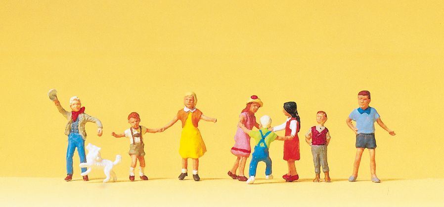 Preiser 10530 HO scale, Children playing
