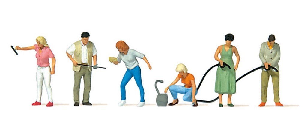 Preiser 10709 HO規 自助加油.洗車