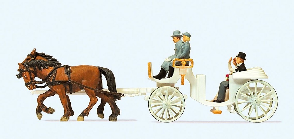 Preiser 30496 HO規 婚禮馬車