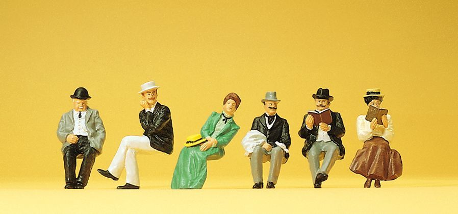 Preiser 12190 HO規 1900年代 坐著的人