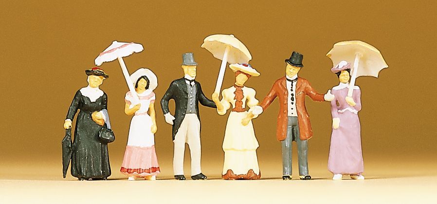 Preiser 12139 HO scale, Passers-by around 1900