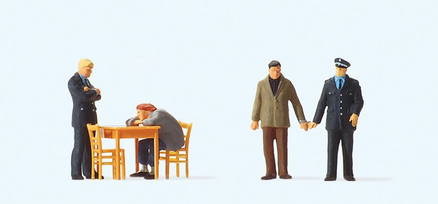 Preiser 10590 HO規 訊問犯人