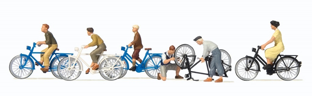 Preiser 10716 HO規 小孩騎腳踏車.維修