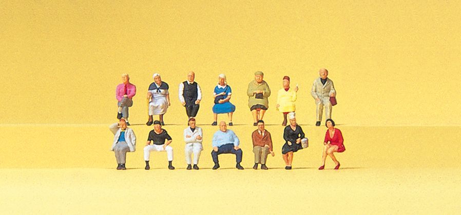 Preiser 79199 N規 坐著的旅客