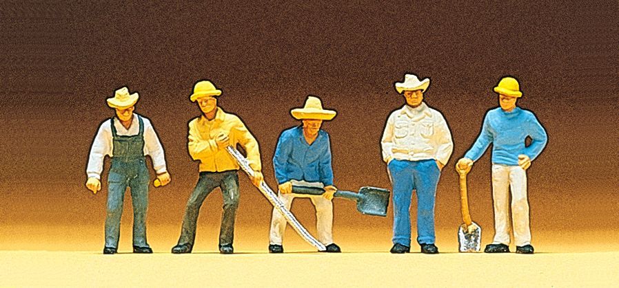 Preiser 10031 HO scale, Track workers