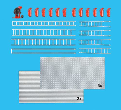 Preiser 31026 HO規 消防隊配件