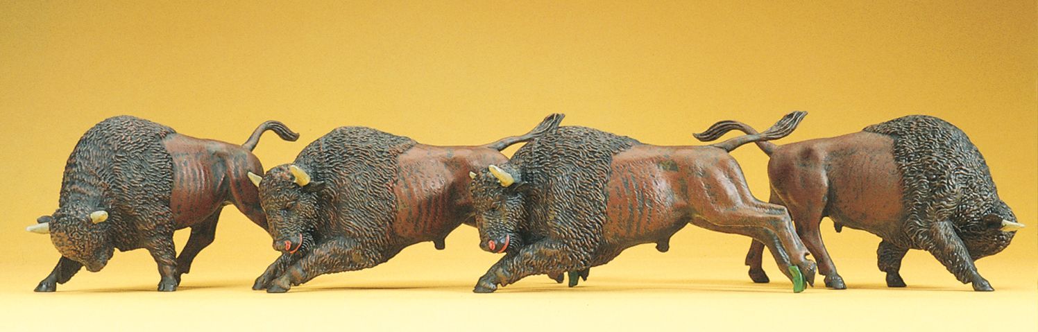 Preiser 20391 HO規  buffalos 水牛