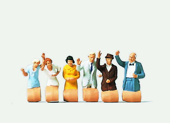 Merten 2525 HO規 在車廂窗口的旅客