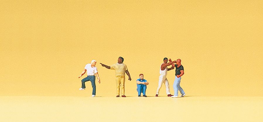 Preiser 79175 N規 街道上的人們