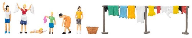 Faller 151602 HO規 Washday 洗衣服