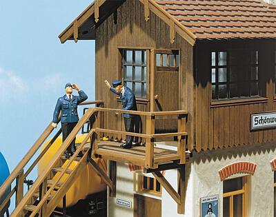 Faller 331835 G規 Signal tower staff 信號塔工作人員 2人