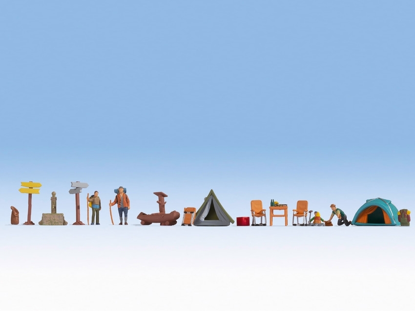 Noch 16201 HO scale, Themed Figures Set “Camping”