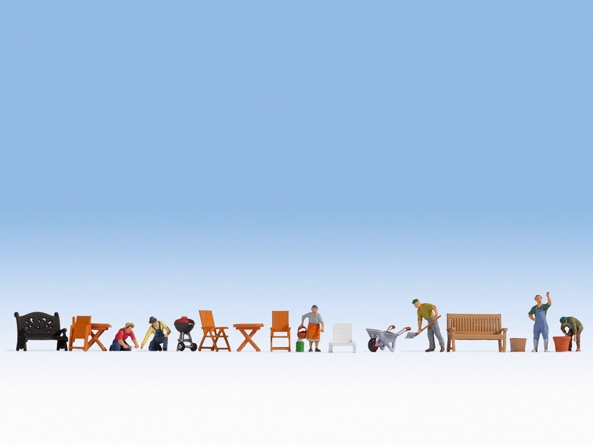 Noch 16215 HO scale, Themed Figures Sets „In the Garden“
