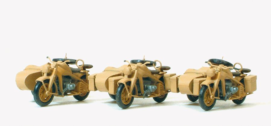 Preiser 16563 HO規 EDW摩托車ZundappKS 750.未上色