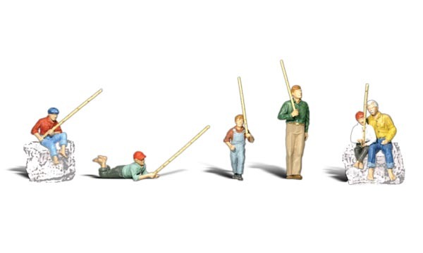 Woodland A1878 HO規 釣魚的人