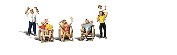 Woodland A1881 HO規 在椅子上坐著的觀眾