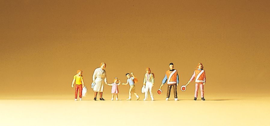 Preiser 79109 N規 大人帶著小孩 旅人