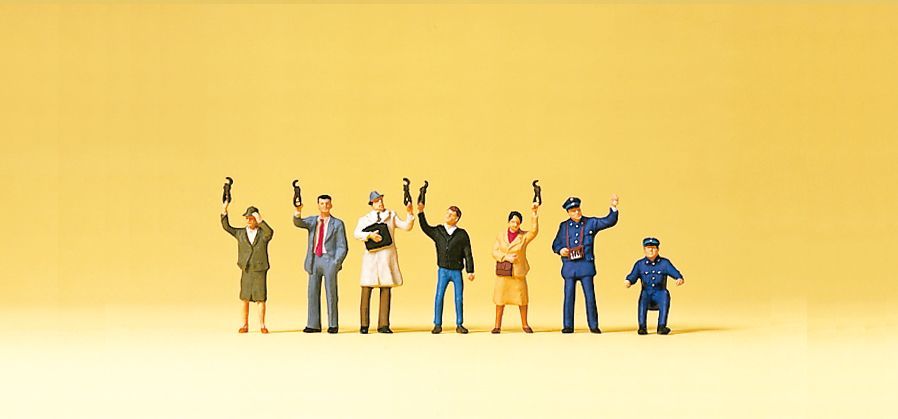 Preiser 79141 N規 電車人員與乘客