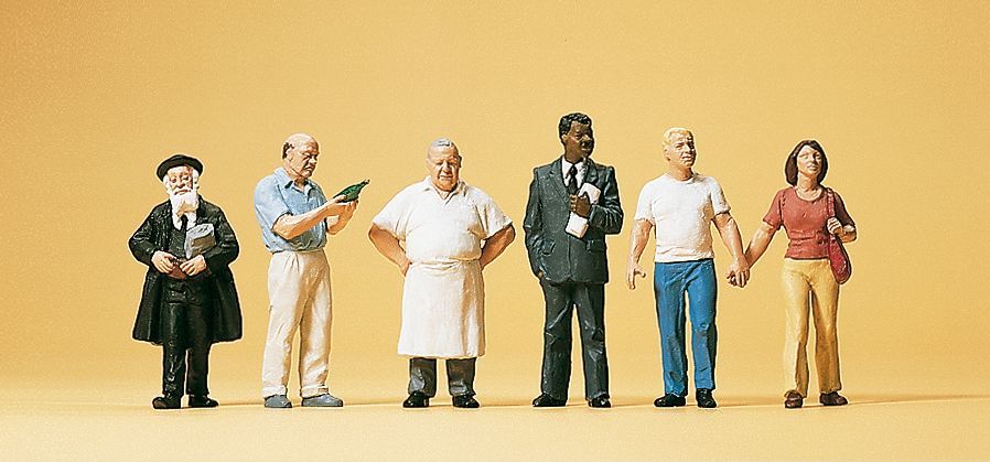 Preiser 10471 HO規 行人