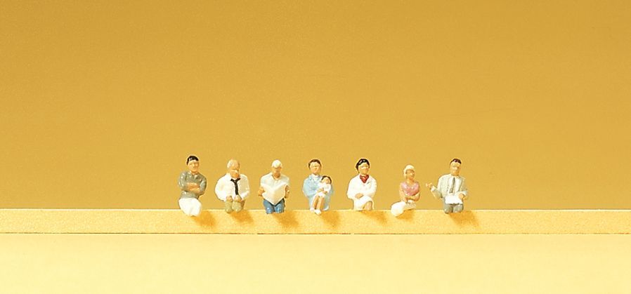 Preiser 79084 N規 坐著的人 無腳