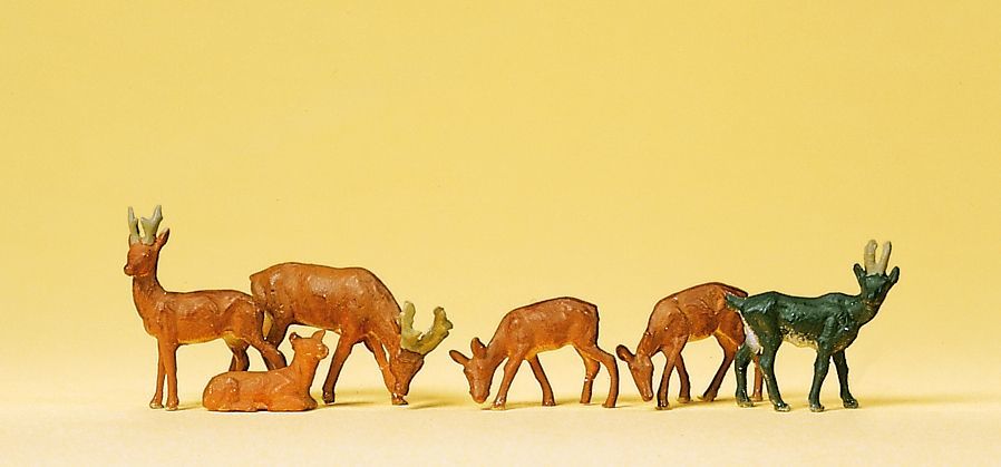 Preiser 14178 HO規 馴鹿.羚羊