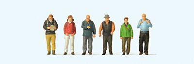 Preiser 10699 HO規 遠足.旅行的人