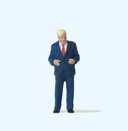 Preiser 28247 HO規 Donald Trump 川普先生