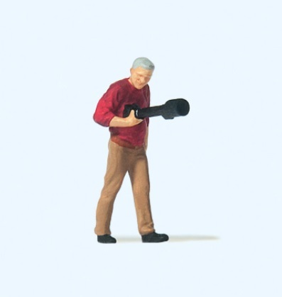 Preiser 28245 HO規 Super Zoom 拿超級變焦的攝影師