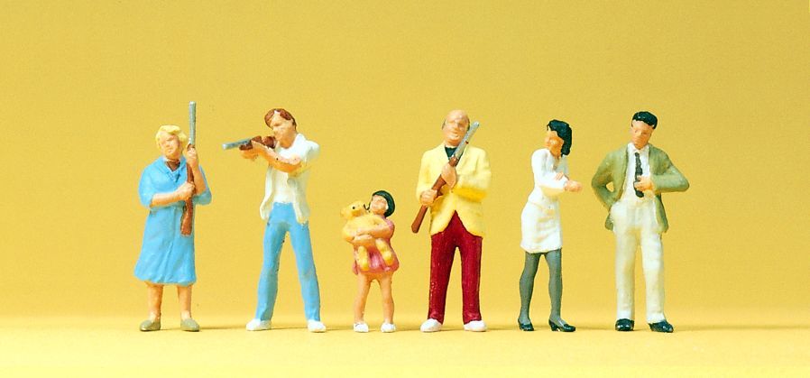 Preiser 24662 HO規 射擊場的人們