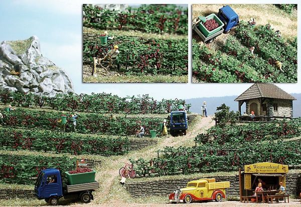 Busch 1200 HO規 Grape Vines 葡萄園