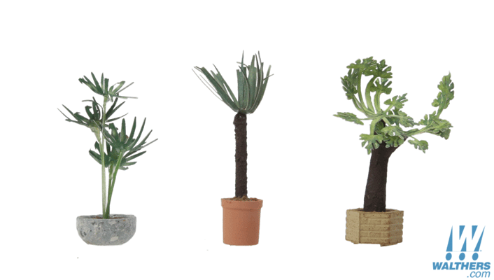 SceneMaster 949-1086 HO規 熱帶盆栽植物