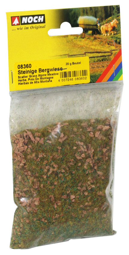 Noch 08360 Scatter Grass “Alpine Meadow” 2,5 mm, 20 g