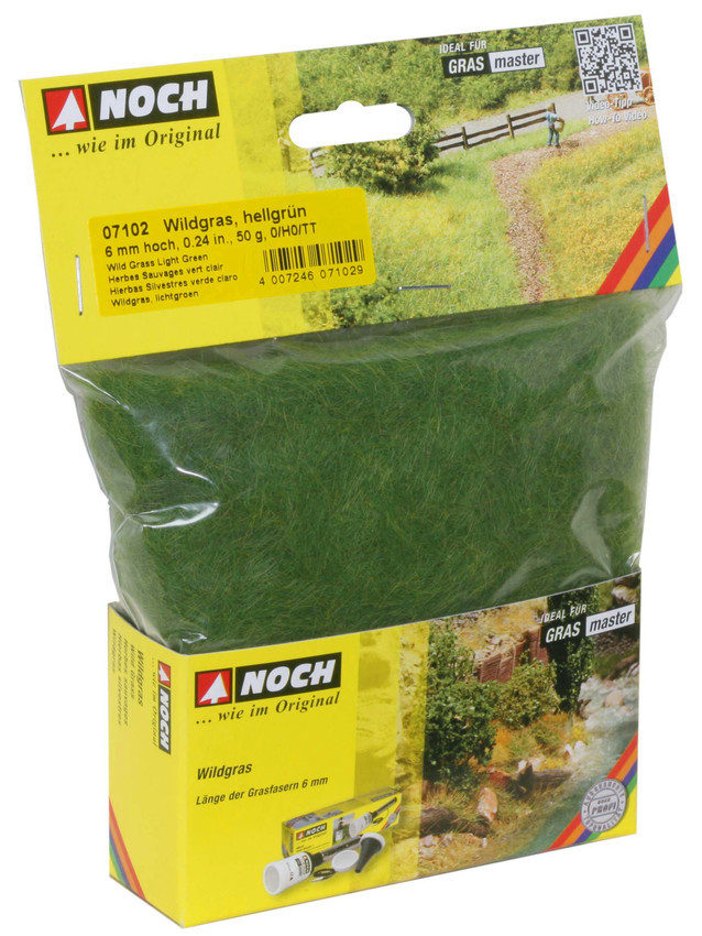 Noch 07102 Wild Grass light green, 6 mm, 50 g