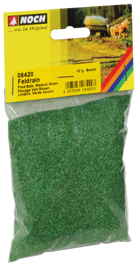 Noch 08420 Field Balk medium green, 42 g bag