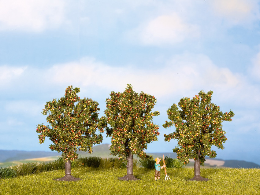 Noch 25113 HO scale, Apple Trees 3pcs