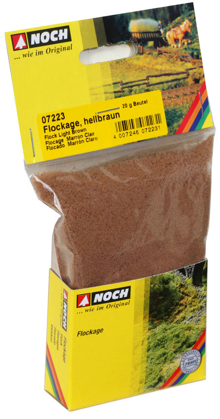 Noch 07223  Flock light brown, 20 g