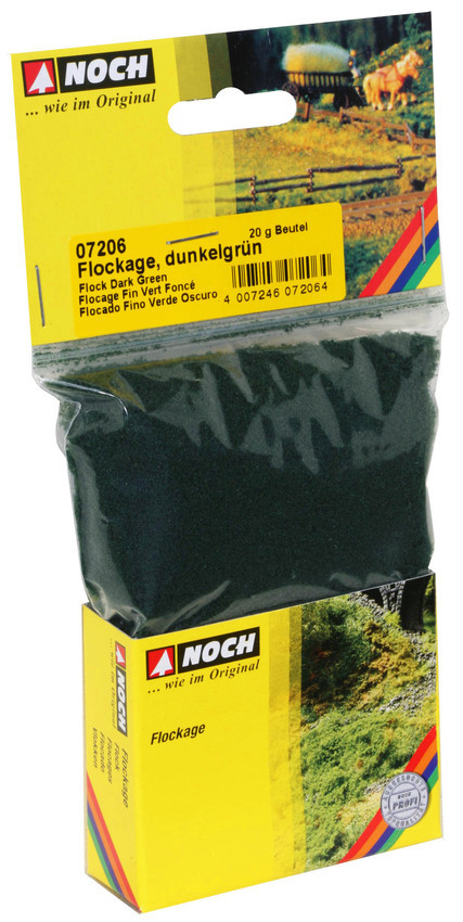 Noch 07206 Flock  Dark Green,20 g