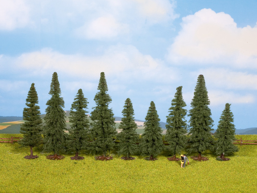 Noch 25086 Fir Trees  9 pcs  8 -12 cm high