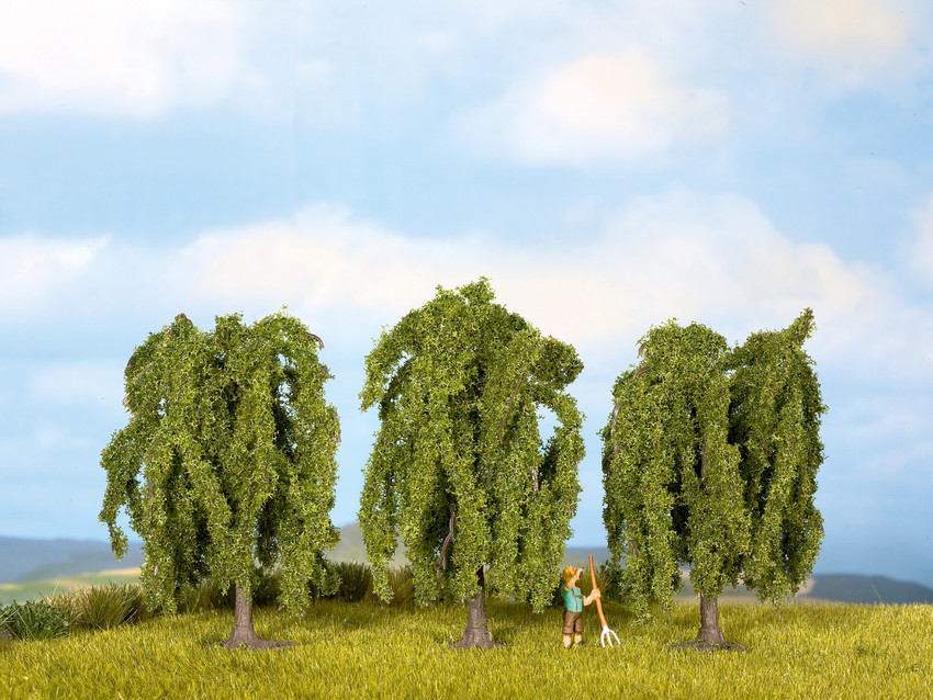 Noch 25130 HO scale, Weeping Willows  3 pcs