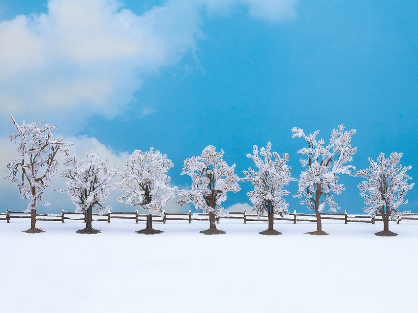 Noch 25075 Winter trees ,7 pcs, 8 - 10 cm