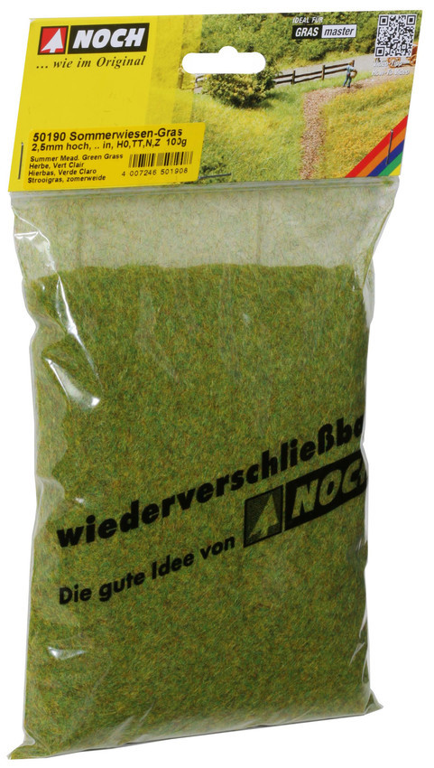 Noch 50190 Streugras “Sommerwiese” 2.5 mm, 100 g bag