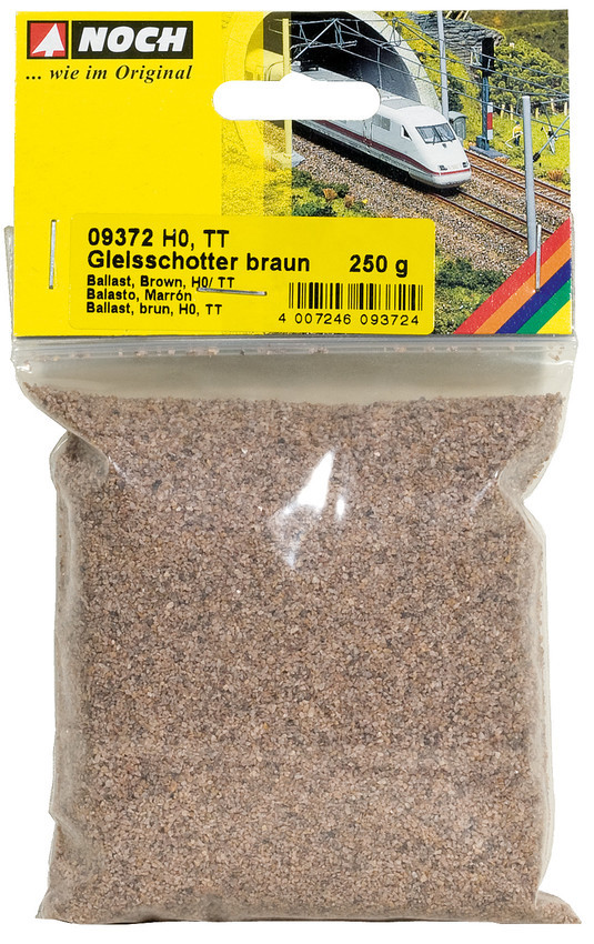 Noch 09372 HO Ballast, brown brown, 250 g