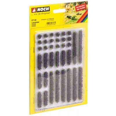 Noch 07136 HO規 Lavender 薰衣草花叢